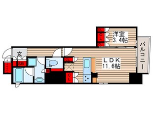 クレストコート清澄庭園の物件間取画像